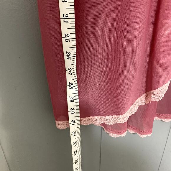 Jessica Simpson Pink Floral Lace Mesh Sheer Lined Wired Camisole 3X - Picture 4 of 6